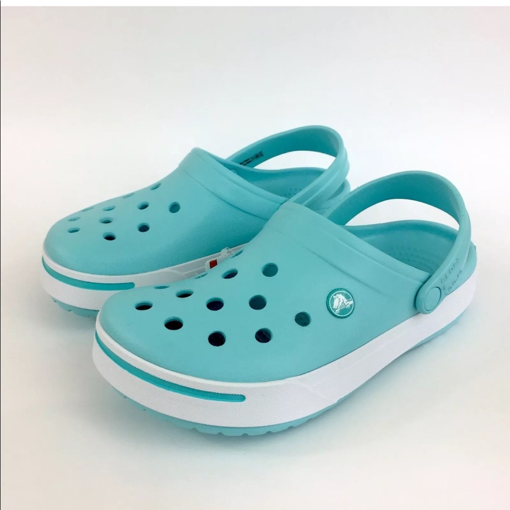 NEW Crocs Crocband II Women’s 9 / Men 7 Ice Blue